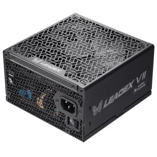 Super Flower LEADEX VII XG 1000W ATX3.0 / ATX3.1 (BK) PSU - Black, 80 Plus Gold, PCIe 5.0, ATX 3.0/3.1 Compatible, Full Modular