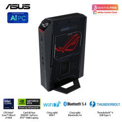 Trang chủ 11 ASUS ROG NUC (2025) NUC15JNK (RNUC15JNK9X28AAU) Gaming Desktop mini PC - Ultra 9 275HX, 32GB (2x16GB) 6400 DDR5, 2TB M.2 2280 NVMe™ PCIe® 4.0, RTX 5080 Laptop GPU, Win 11 Home