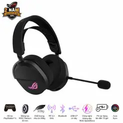 ASUS ROG Pelta Black Wireless Gaming Headset - Tri-mode connectivity, AuraSync, 309g, 50mm Titanium Drivers 13 ROG PELTA 05