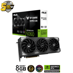 ASUS TUF Gaming GeForce RTX 5060 8GB GDDR7 (TUF-RTX5060-8G-GAMING) Graphics Card