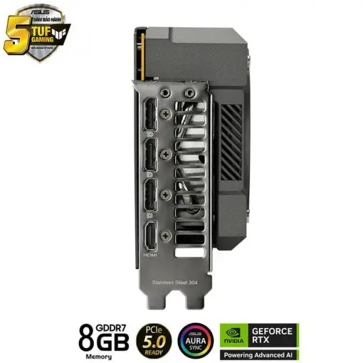 ASUS TUF Gaming GeForce RTX 5060 8GB GDDR7 OC Edition (TUF-RTX5060-O8G-GAMING) Graphics Card