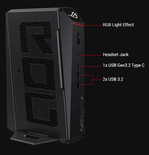 ASUS ROG NUC (2025) NUC15JNK (RNUC15JNK9X28AAU) Gaming Desktop mini PC - Ultra 9 275HX, 32GB (2x16GB) 6400 DDR5, 2TB M.2 2280 NVMe™ PCIe® 4.0, RTX 5080 Laptop GPU, Win 11 Home 61 connectivity 2