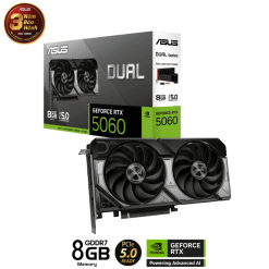 ASUS Dual GeForce RTX 5060 8GB GDDR7 (DUAL-RTX5060-8G) Graphics Card