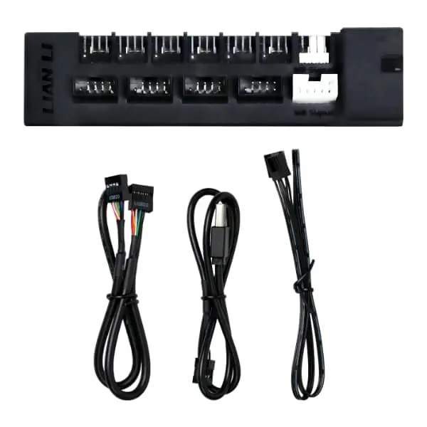 Bộ chia tín hiệu Lian Li EDGE HUB EG-HUB01 Black (USB 9Pin và 4Pin PWM) 10 eg hub01 006