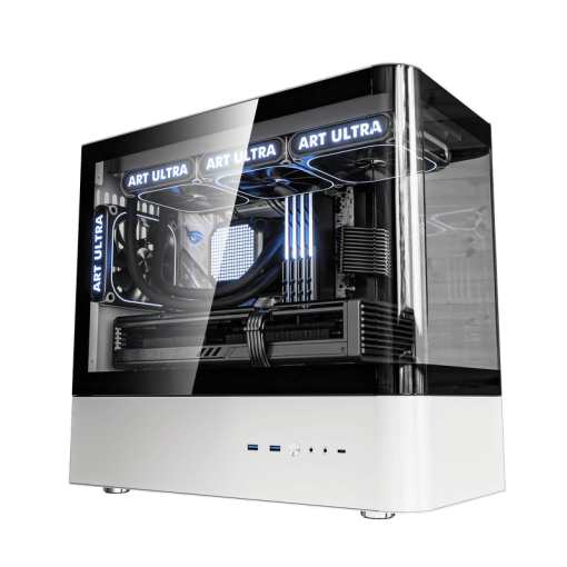 QC.Art HM1 Sea View M-ATX Tower Case