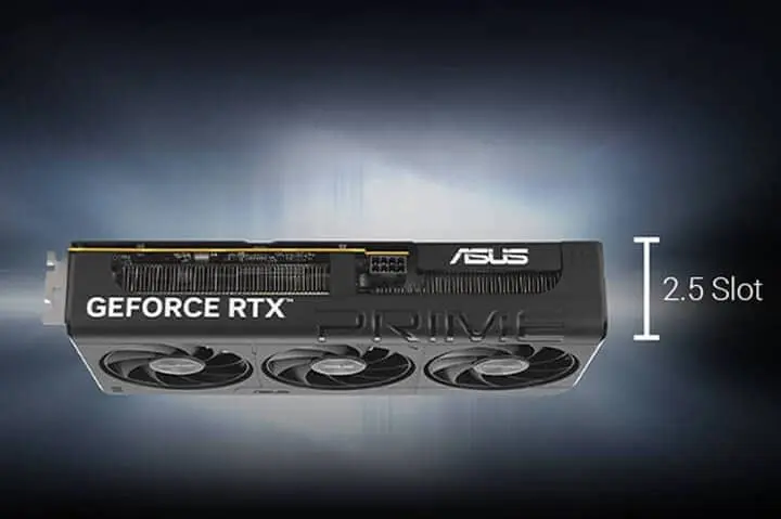 ASUS PRIME GeForce RTX 5050 OC 8GB GDDR6 (PRIME-RTX5050-O8G) Graphics Card 79 slot design2