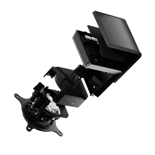 TRYX PANORAMA SE ARGB 360 BLACK AIO Liquid CPU Cooler - 6.5inch curved screen, 360mm radiator, Asetek Adela pump, 3x ARGB Gen2 Fans 44 2 4 1