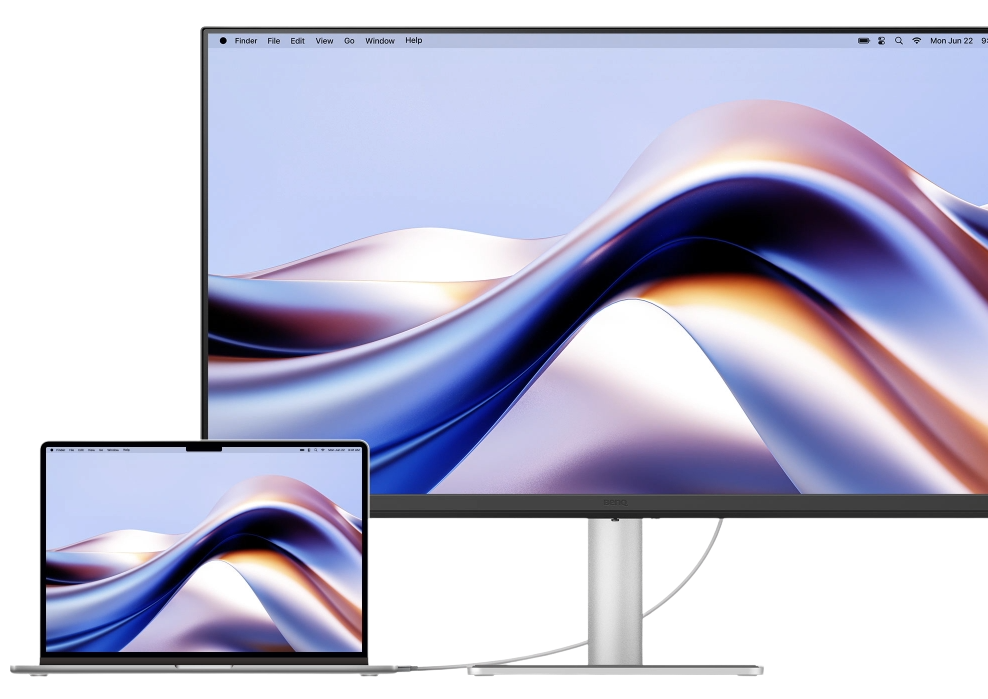 BenQ MA320U for MAC Monitor - 31.5 inch, 4K UHD (3840x2160), HDR10, VESA DisplayHDR 600, IPS 60Hz, Dual USB-C, 90W Power Delivery 21 2