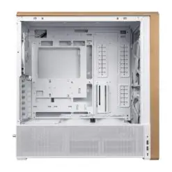 Lian Li LANCOOL 217 White Case - 170mm ARGB front fans, wood panels, USB Type-C Port, Tempered Glass Side Panel 9 217 g010