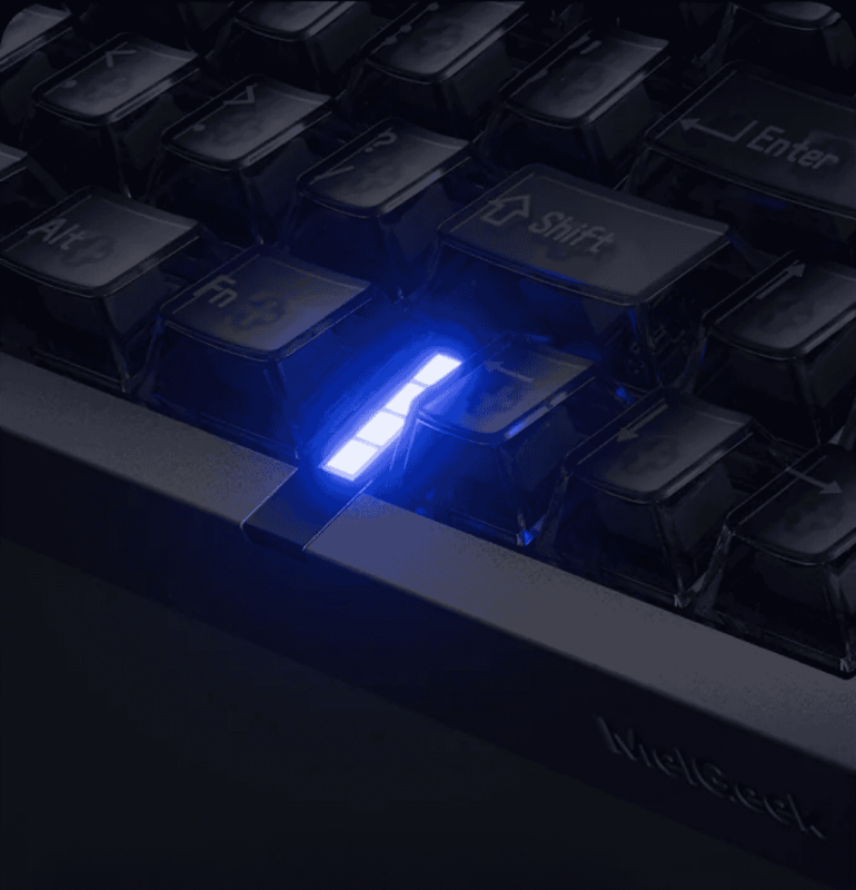HE MelGeek REAL67 Rapid Trigger Keyboard - 65%, Hall Effect Magnetic Switch, Snap Tap, 8K Polling Rate 27 3 1 2