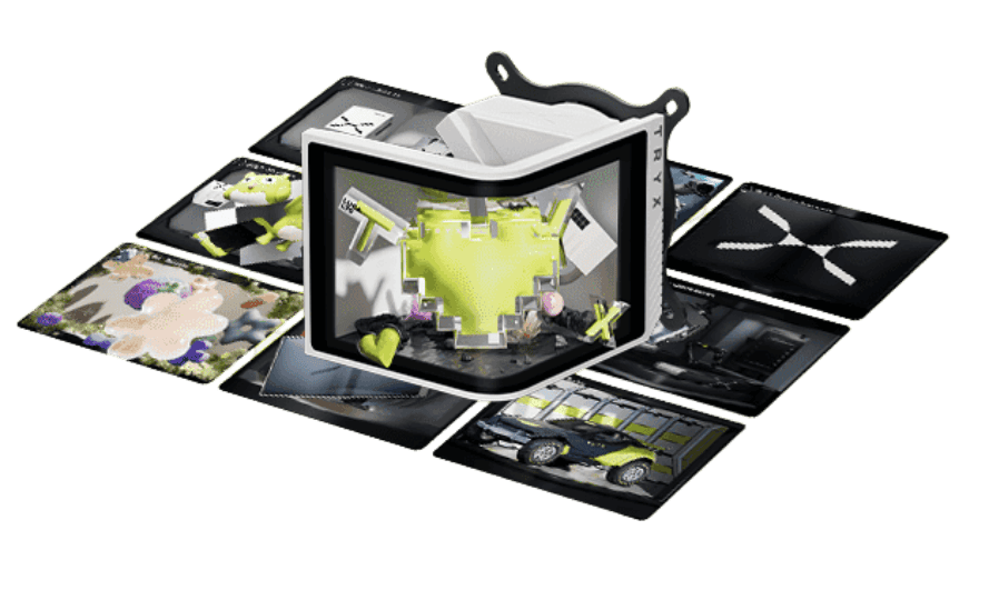 TRYX PANORAMA SE ARGB 360 WHITE AIO Liquid CPU Cooler - 6.5inch curved screen, 360mm radiator, Asetek Adela pump, 3x ARGB Gen2 Fans 49 3 1 SE360WH