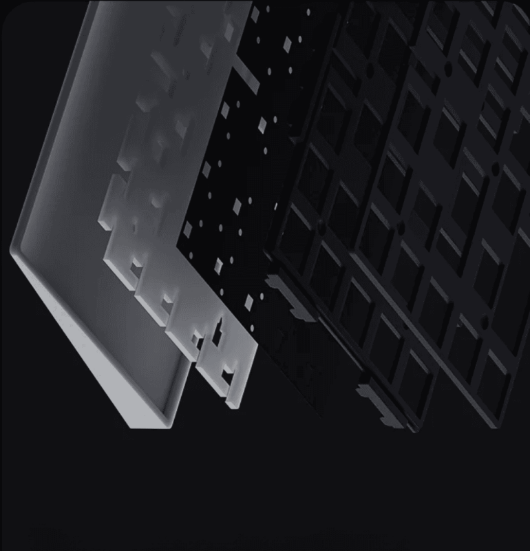 HE MelGeek REAL67 Rapid Trigger Keyboard - 65%, Hall Effect Magnetic Switch, Snap Tap, 8K Polling Rate 28 3 2 1