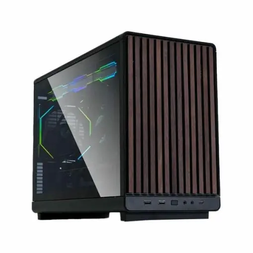 Lian Li DAN A3-mATX - Wood Front & Side Tempered Glass Panel Edition, M-ATX Case