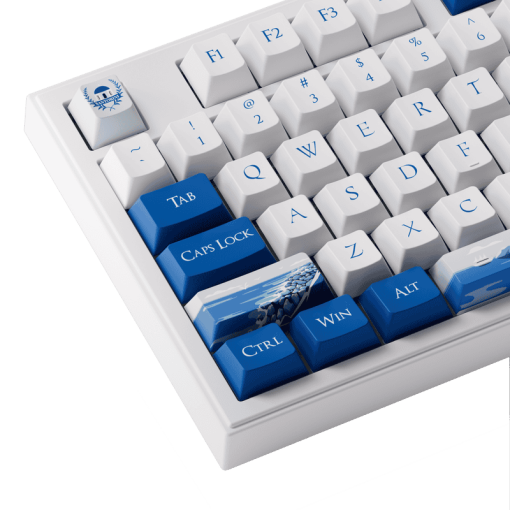 AKKO 5098B Santorini Keyboard - 98%, TFT LCD screen, Multi-modes, Gasket mount, PBT Dye-Sub Keycaps, Hotswap, 8000mAh