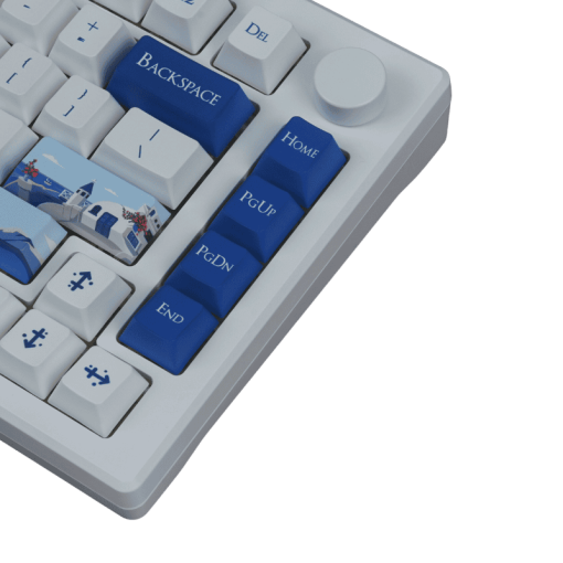 AKKO MOD007B-HE PC Santorini Sakura Pink Magnetic Switch Keyboard - 75%, RGB backlit, USB Type C 8K Hz Polling Rate Rapid Trigger