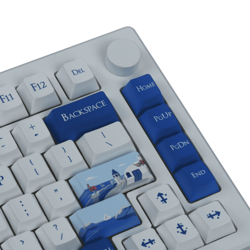 AKKO MOD007B-HE PC Santorini Sakura Pink Magnetic Switch Keyboard - 75%, RGB backlit, USB Type C 8K Hz Polling Rate Rapid Trigger