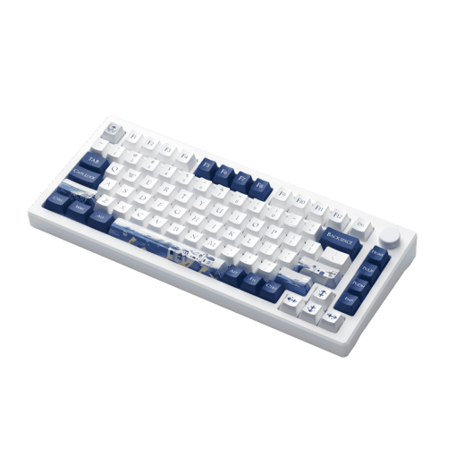 AKKO MOD007B-HE PC Santorini Sakura Pink Magnetic Switch Keyboard - 75%, RGB backlit, USB Type C 8K Hz Polling Rate Rapid Trigger