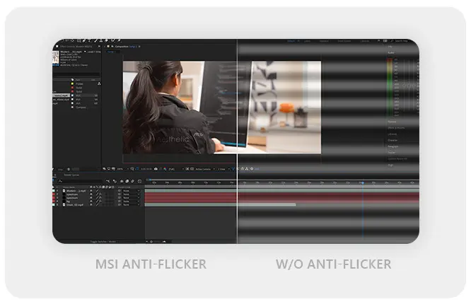 MSI Modern MD272QXPW Monitor - 27 inch, IPS16:9 WQHD (2560 x 1440) 100Hz 1ms (MPRT) 26 ANTI FLICKER TECHNOLOGY