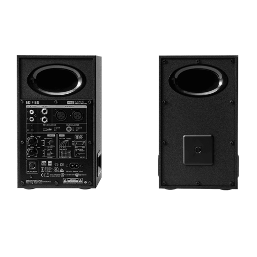 Edifier MR5 Tri-amped Powered Studio Monitor Speakers - 110W RMS total, XLR & TRS, RCA & AUX