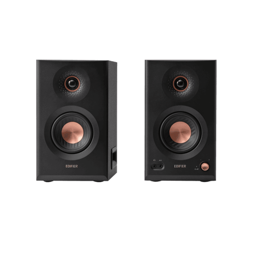 Edifier MR5 Tri-amped Powered Studio Monitor Speakers - 110W RMS total, XLR & TRS, RCA & AUX