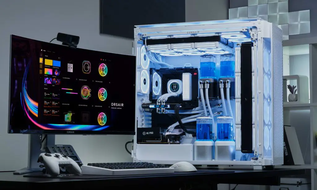 CORSAIR CORSAIR 9000D White RGB AIRFLOW Super Full-Tower PC Case 19 Frame04 2x