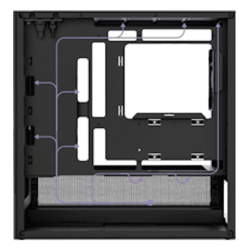 NZXT H3 Flow Black MATX Airflow Case - All Black, 1x F120Q (CV) Fan 13 H3 Flow Black pic 3