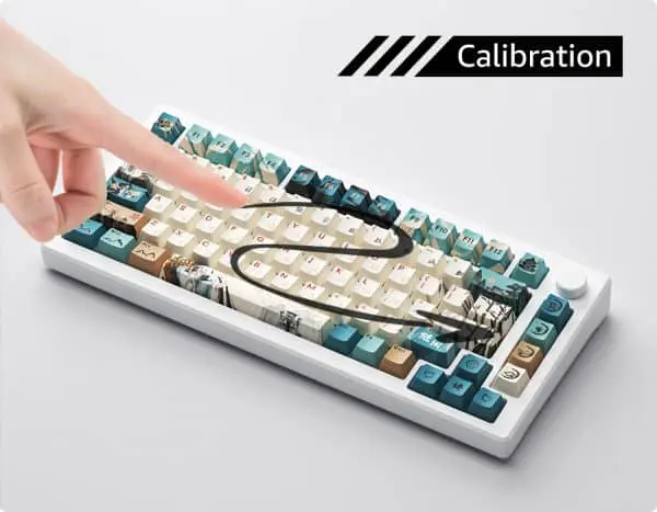 AKKO MOD007B-HE PC Joy of Life Keyboard - 75%, RGB backlit, USB Type C 8K Hz Polling Rate Rapid Trigger 19 MOD 007B HE PC Joy of Life Calibration 600x467 1