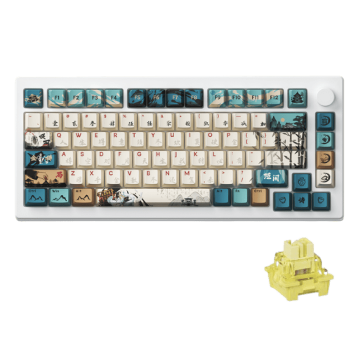 AKKO MOD007B-HE PC Joy of Life Keyboard - 75%, RGB backlit, USB Type C 8K Hz Polling Rate Rapid Trigger