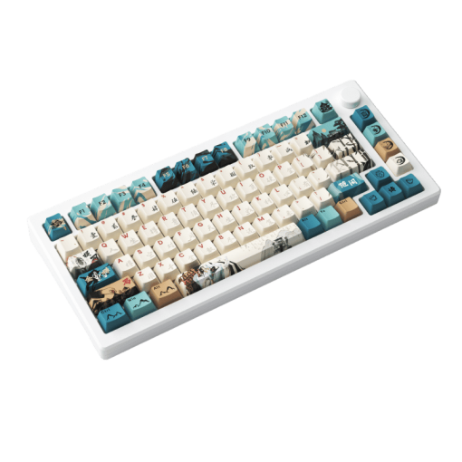 AKKO MOD007B-HE PC Joy of Life Keyboard - 75%, RGB backlit, USB Type C 8K Hz Polling Rate Rapid Trigger