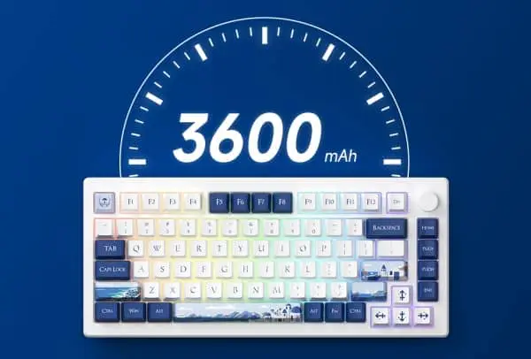 AKKO MOD007B-HE PC Santorini Sakura Pink Magnetic Switch Keyboard - 75%, RGB backlit, USB Type C 8K Hz Polling Rate Rapid Trigger 40 MOD007B PC Aegean Sea 3600 600x406 1