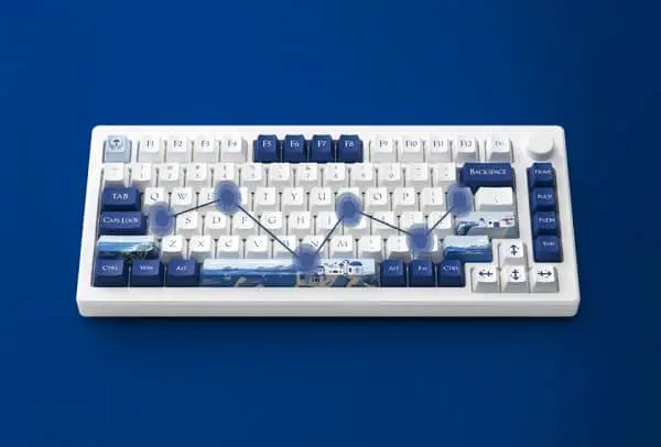 AKKO MOD007B-HE PC Santorini Sakura Pink Magnetic Switch Keyboard - 75%, RGB backlit, USB Type C 8K Hz Polling Rate Rapid Trigger 39 MOD007B PC Aegean Sea N Key Rollover GX 600x406 1