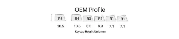 AKKO 5075B Plus Horizon SP Keyboard - 75%, Multi-modes, Gasket mount, RGB, Hotswap 13 OEM Profile 600x133 1
