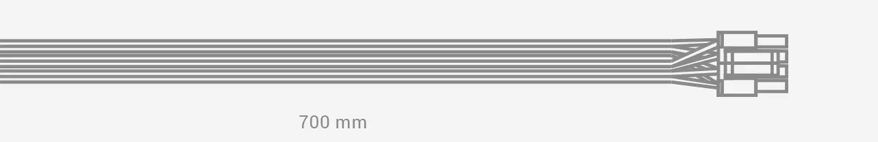 Deepcool PL-D series PL750D PSU - 750W, 80Plus Bronze, ATX12V V3.1 PCIe 5.1 (R-PL750D-FC0B-EU-V2) 38 PL750D 09 02