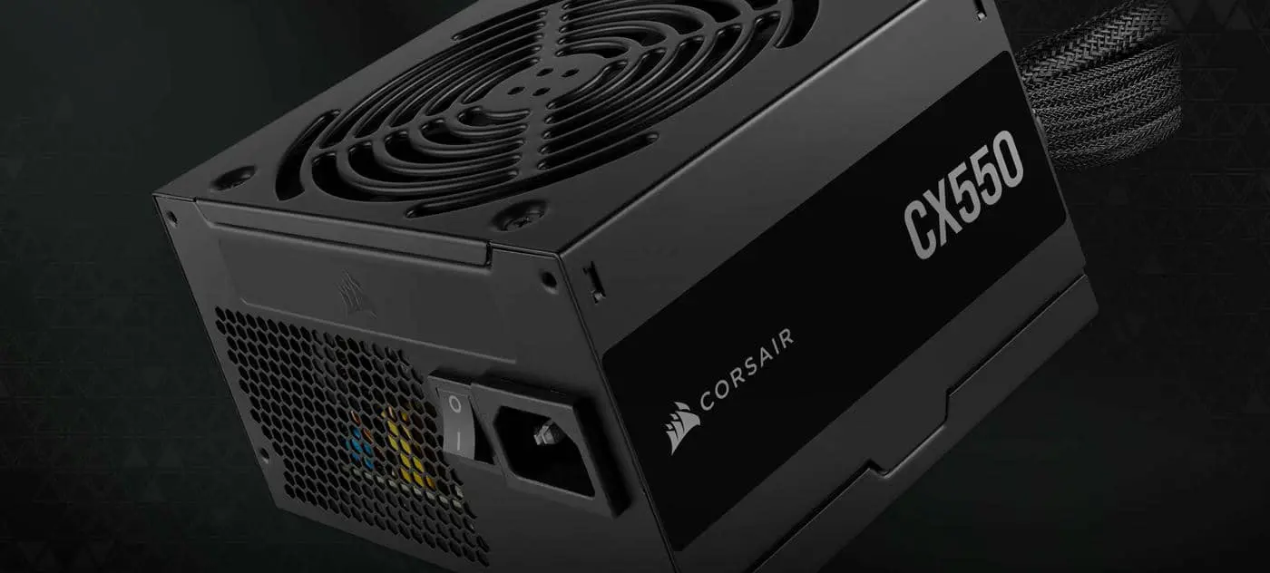 CORSAIR CX Series™ CX650 ATX PSU - 650 Watts, 80 PLUS Bronze, ATX12V 2.31 40 Panel1 background