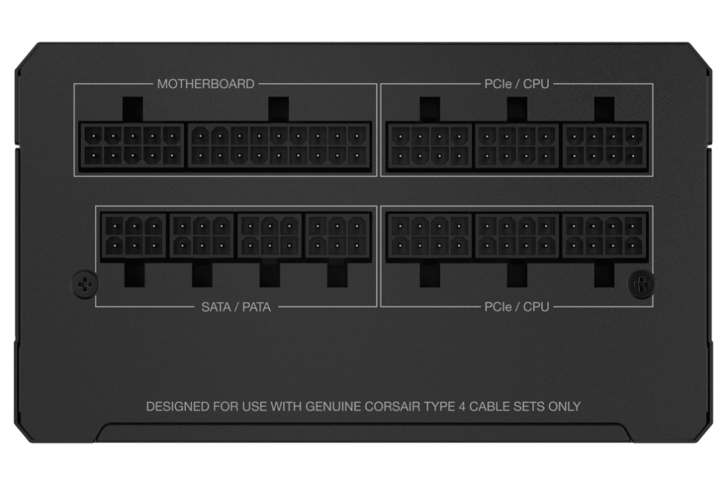 CORSAIR RMe Series RM1200e ATX 3.1 PCIe 5.1 (2025) Fully Modular PSU - 12V‑2×6 (GPU), 1200 Watt, 80 plus Gold, Low-Noise 22 Panel2 image 2