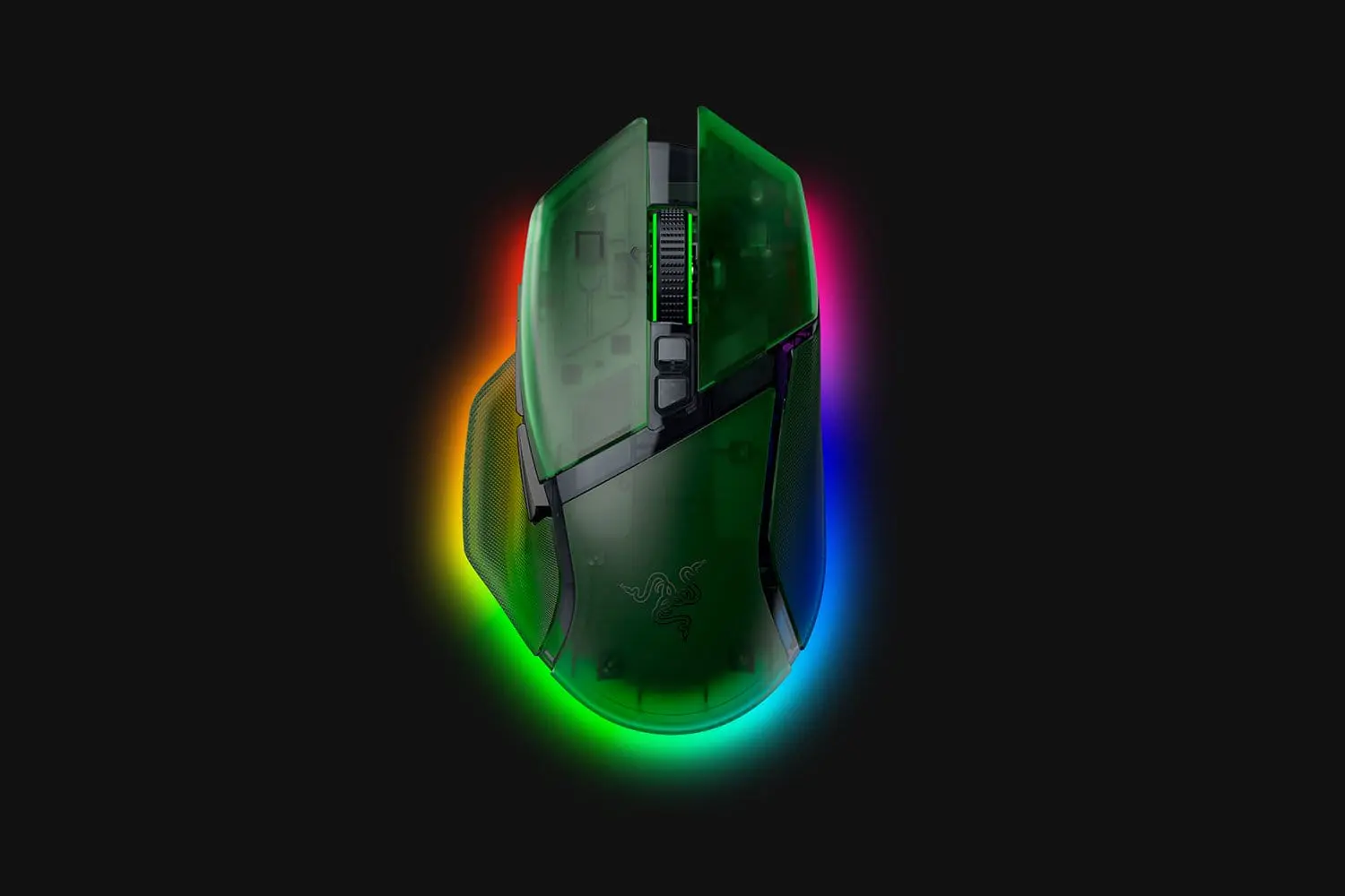 Razer Basilisk V3 Pro 35K Wireless Gaming Mouse - Phantom Green, 35000 DPI, Chroma RGB, HyperScroll Tilt Wheel 42 Razer Basilisk V3 Pro 35K Phantom gal 4