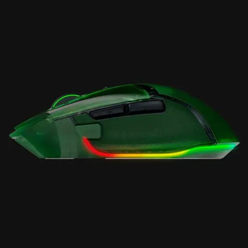 Razer Basilisk V3 Pro 35K Wireless Gaming Mouse - Phantom Green, 35000 DPI, Chroma RGB, HyperScroll Tilt Wheel