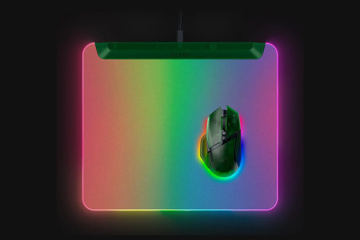 Razer Firefly V2 Pro - Phantom Green - Fully Illuminated RGB Gaming Mouse Mat 26 Razer Firefly V2 Pro Phantom gal 4