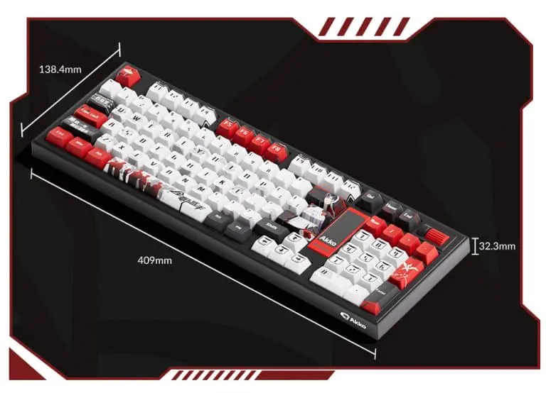 AKKO 5098B The King’s Avatar Ye Xiu Keyboard - 98%, TFT LCD screen, Multi-modes, Gasket mount, PBT Dye-Sub Keycaps, Hotswap, 8000mAh 42 The Kings Avatar 5098B – Ye Xiu XQ CC 768x554 1