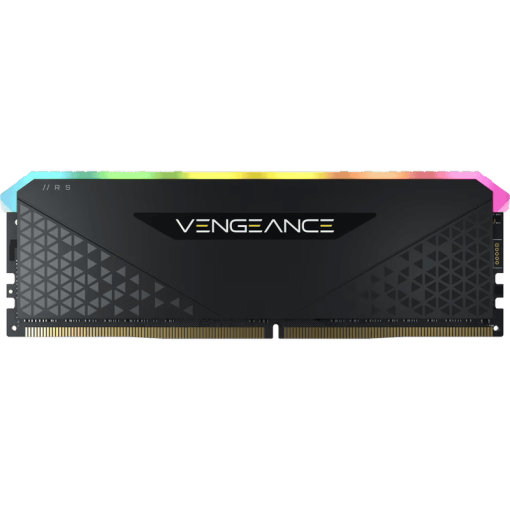 CORSAIR VENGEANCE RGB RS 8GB Memory Kit - Black, 8GB (1x8GB) 3600MHz C18 (CMG8GX4M1D3600C18)