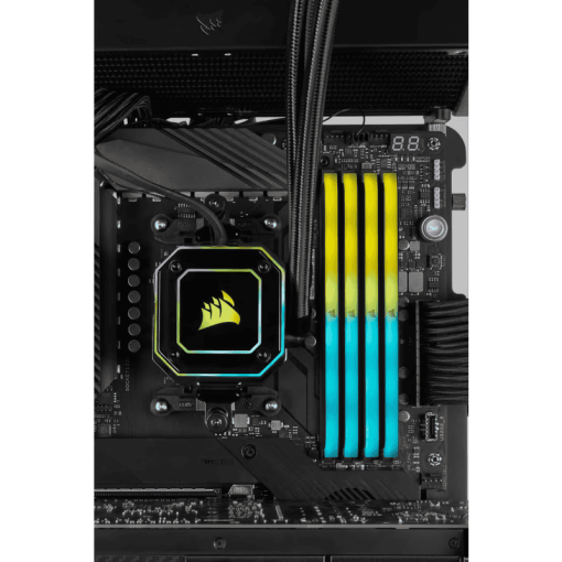 CORSAIR VENGEANCE RGB RS 8GB Memory Kit - Black, 8GB (1x8GB) 3600MHz C18 (CMG8GX4M1D3600C18)