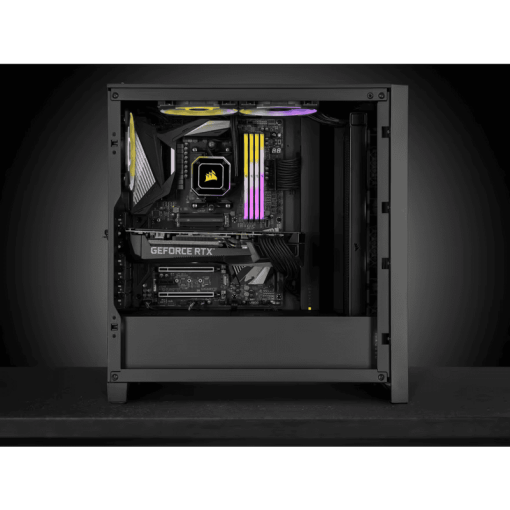 CORSAIR VENGEANCE RGB RS 8GB Memory Kit - Black, 8GB (1x8GB) 3600MHz C18 (CMG8GX4M1D3600C18)