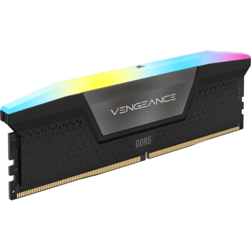 CORSAIR Vengeance RGB 96GB Memory Kit - Black, 96GB (2x48GB) DDR5, 5600MHz, CL40 DDR5 (CMH96GX5M2B5600C40)