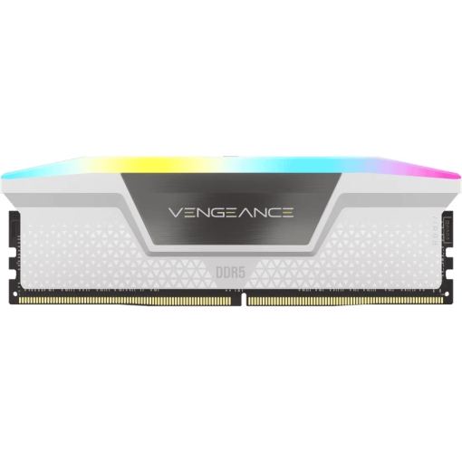 CORSAIR Vengeance RGB 32GB Memory Kit - White, 32GB (2x16GB) DDR5, 6000MHz, CL36 DDR5 (CMH32GX5M2E6000C36W)