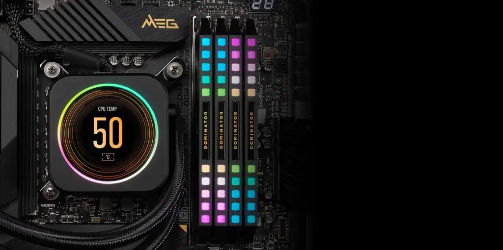 CORSAIR Dominator Platinum RGB 32GB Memory Kit - White, 32GB (2x16GB) DDR5, 6000MHz, CL36 (CMT32GX5M2X6000C36W) 32 domplatrgb std blk xmp profiles 2x