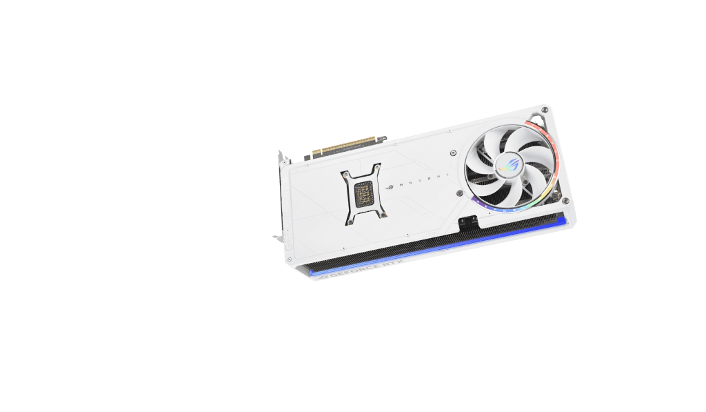 ASUS ROG Astral GeForce RTX 5080 WHITE OC Edition 16GB GDDR7 (ROG-ASTRAL-RTX5080-O16G-WHITE) Graphics Card 22 pd back 2