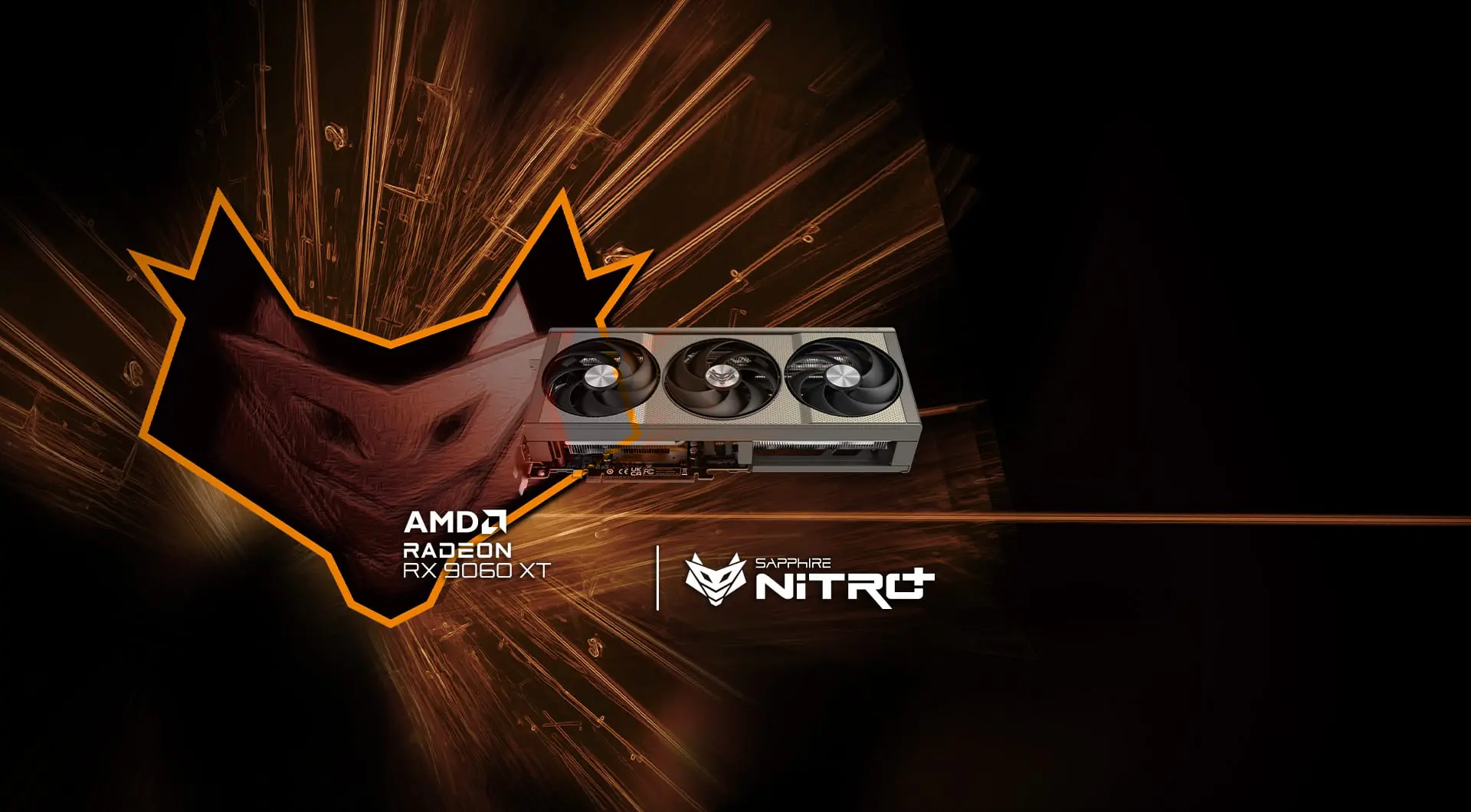 SAPPHIRE NITRO+ AMD Radeon™ RX 9060XT GAMING OC 16GB Graphics Card 14