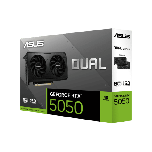 ASUS Dual GeForce RTX 5050 8GB GDDR6 (DUAL-RTX5050-8G) Graphics Card
