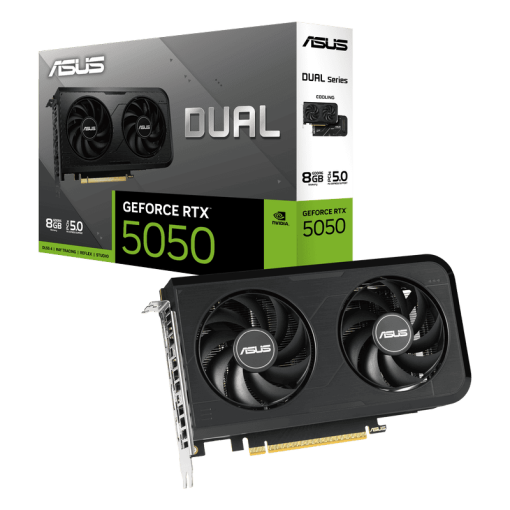 ASUS Dual GeForce RTX 5050 8GB GDDR6 (DUAL-RTX5050-8G) Graphics Card
