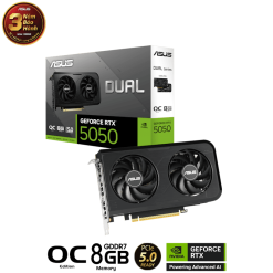 Trang chủ 23 ASUS Dual GeForce RTX 5050 OC 8GB GDDR6 (DUAL-RTX5050-O8G) Graphics Card